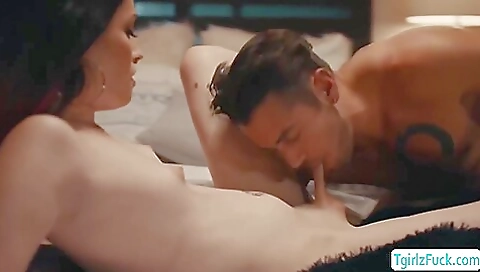 Busty brunette babe with a tight ass and her mouth