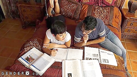 Asian babe with a round ass and a big natural tits