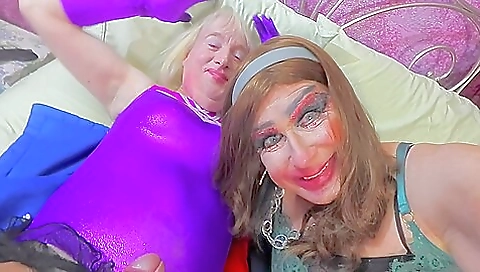 Busty blonde gets fucked and face covered with cum