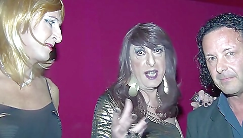 Horny shemale has sex with a man in the ass and on top