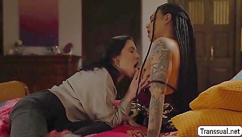 Brunette with a tattooed ass gets her ass fucked hard