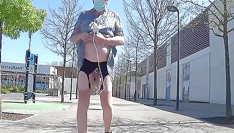 Amateur mature with some stockings on enjoying solo masturbation